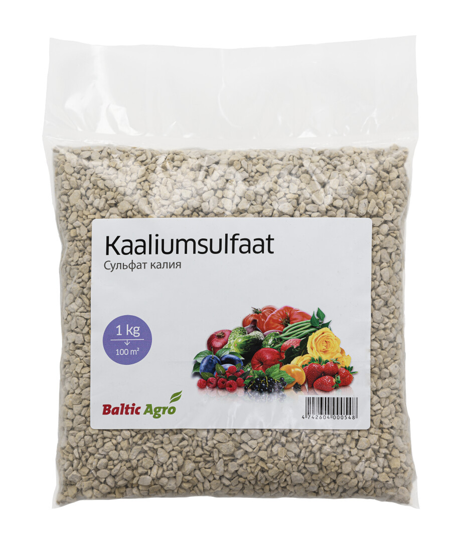 Пакет сульфата калия (удобрение) Baltic Agro, 1 кг