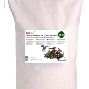 triibulised päevalilleseemned 15kg,linnutoit,päevalilleseemned lindudele,suur kott päevalilleseemneid,lindude söötmine talvel,kvaliteetne linnusööt