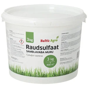 Rautasulfaatti sammaleettomaan nurmikkoon 3 kg - Image 1