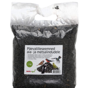 Auringonkukansiemenet puutarha- ja metsälinnuille 1 kg Puutarhan täyslannoite 1 kg