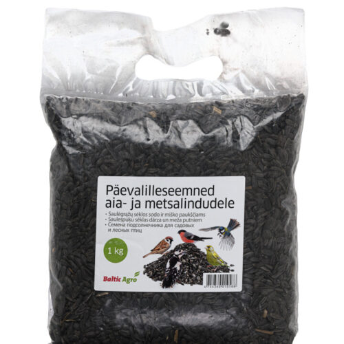 Auringonkukansiemenet puutarha- ja metsälinnuille 1 kg