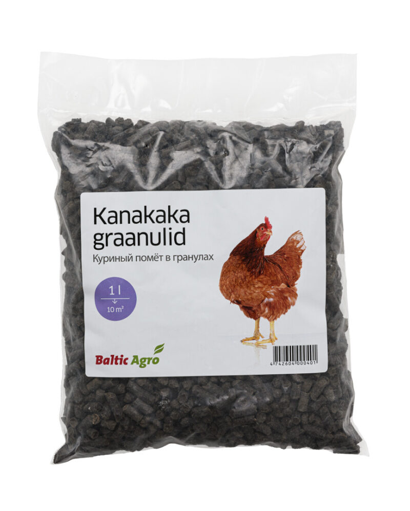 Гранулы куриного помета 1 л