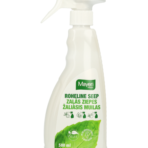 Roheline seep pihustiga pudelis 500ml Mayeri