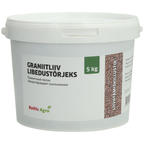 Liukkaudentorjuntaan graniittihiekkaa 5 kg