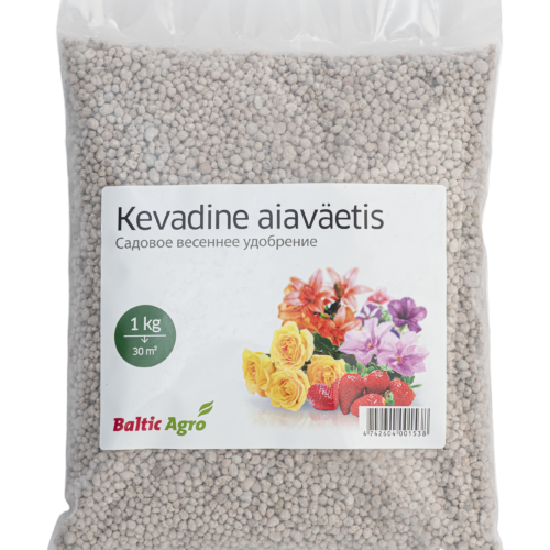 kevadine aiaväetis,universaalne aiaväetis,väetis tomatitele,kevadine väetamine,mineraalväetis aeda