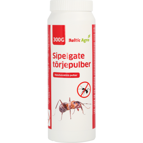 sipelgate tõrjepulber 300g,tõhus sipelgatõrje,sipelgamürk majja,prussakatõrje laoruumis,putukatõrjevahend suurpakend