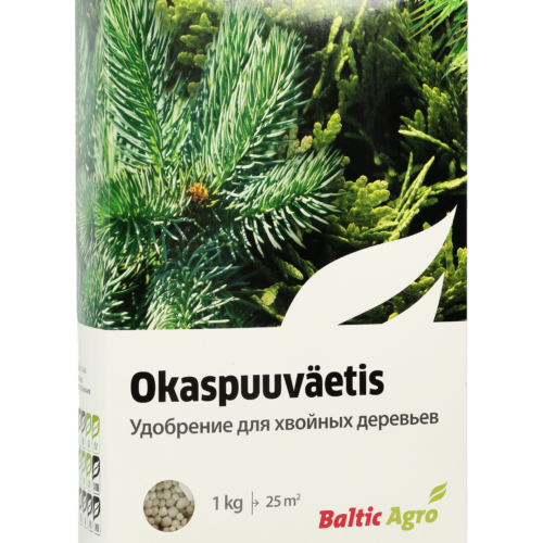 okaspuuväetis karbis,mugav väetisepakend,elupuu väetis rõdule