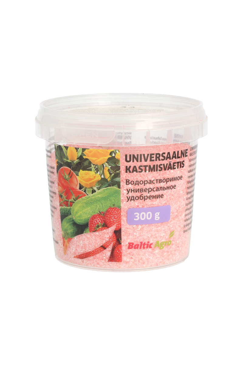universaalne väetis,köögiviljade väetamine,maasikaväetis,leheväetis,kastmisväetis,aiaväetis,roosiväetis
