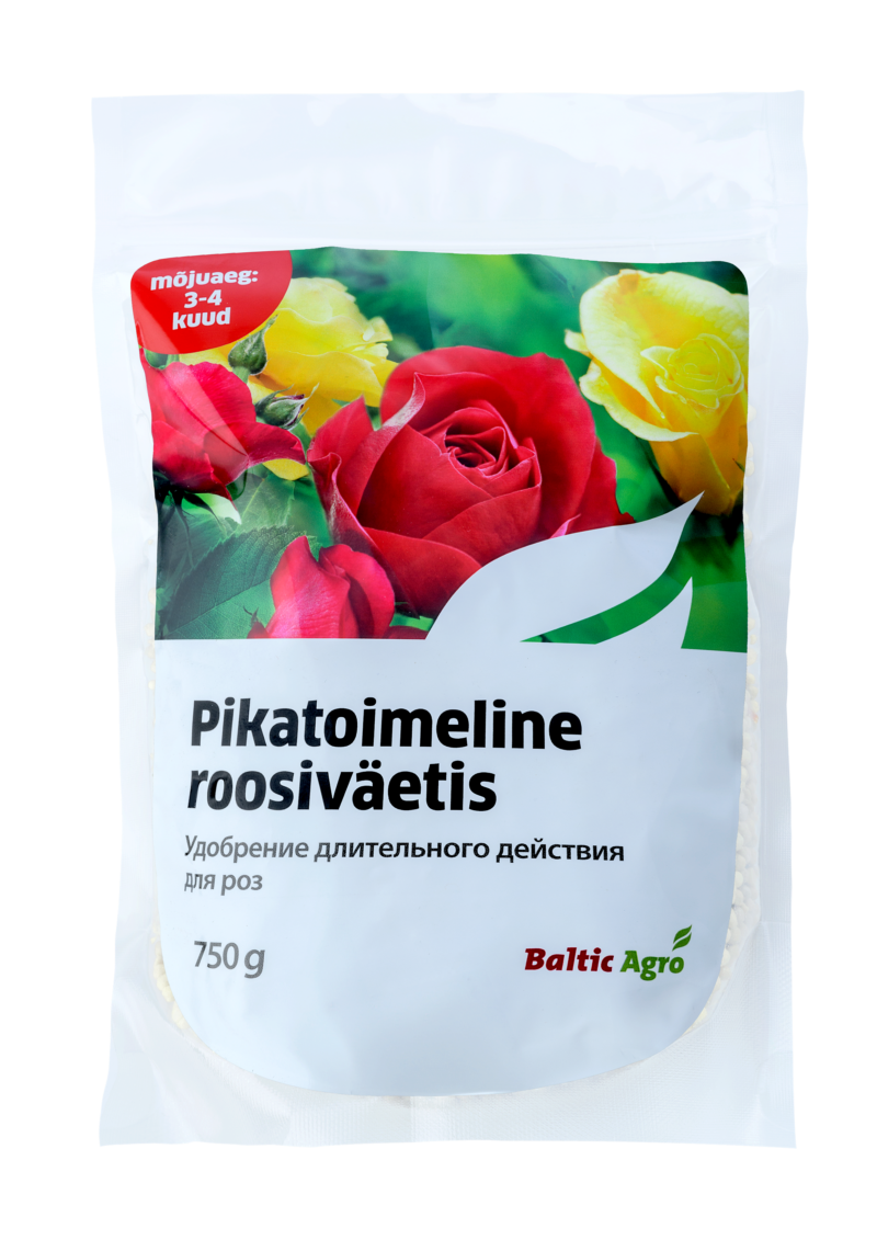 Ruusulannoite pitkävaikutteinen 750 g