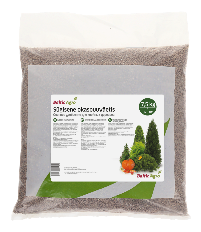 Autumn coniferous fertilizer