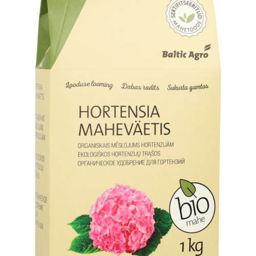 hortensia maheväetis,orgaaniline lilleväetis,lopsakad õied,öko aiandus,talvine vastupidavus