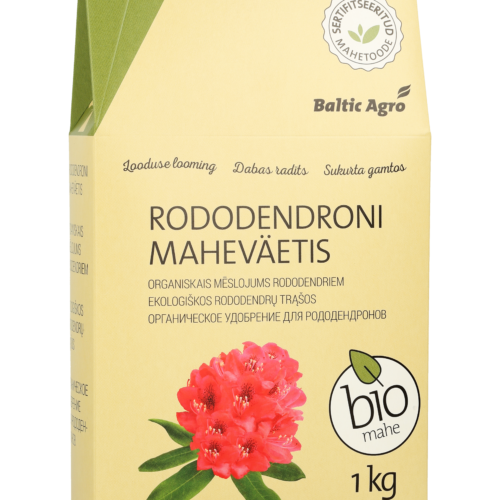 rododendroni maheväetis,orgaaniline rododendroni väetis,taimede talvitumine,rododendronite hooldus,looduslik väetis