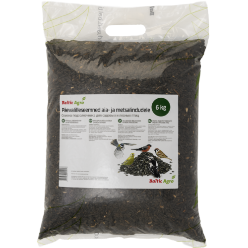 Auringonkukansiemenet puutarha- ja metsälinnuille 6 kg