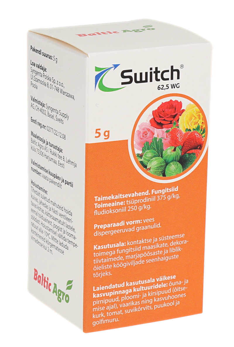 switch 62,5 wg 5g (haiguste tõrjeks) Switch,Switch