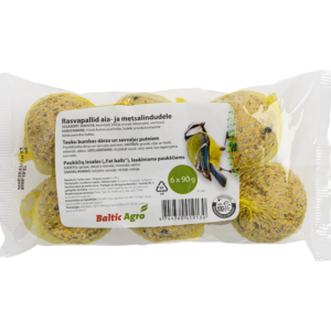 rasvapallid aia ja metsalindudele 6x90g