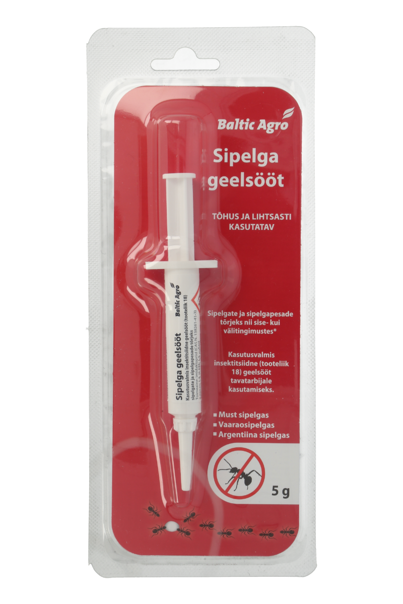 sipelga geelsööt,sipelgate tõrje toas,vaaraosipelgate tõrje,efektiivne sipelgamürk,Tõhus sipelgamürk siseruumidesse,Vaaraosipelgate tõrjevahend,Majasipelgate pesade hävitamine,Putukatõrje geel,Sööt sipelgakoloonia likvideerimiseks,Sipelgapüünis tuppa