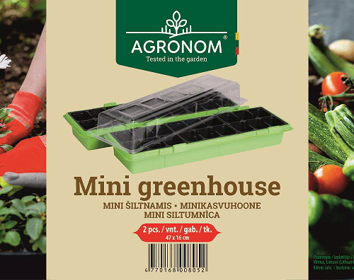 MINIKASVUHOONE 2TK ROHELINE