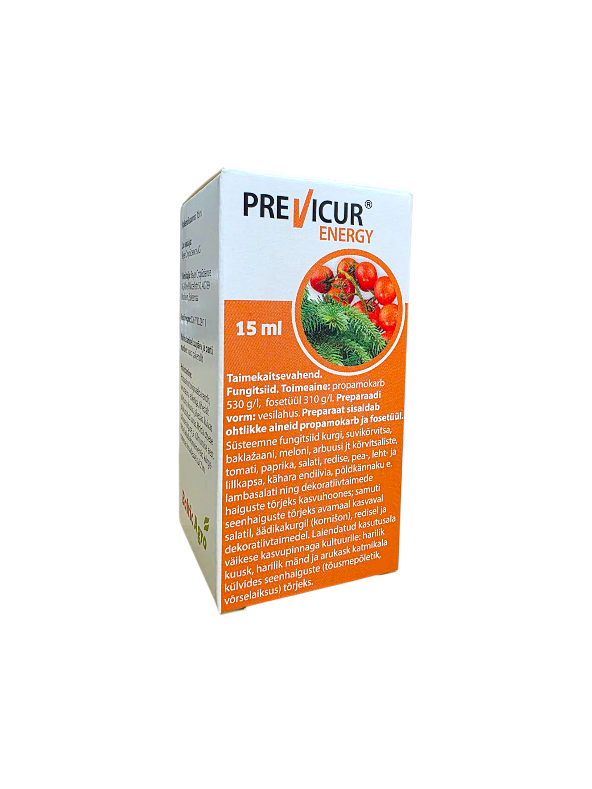 Previcur Energy 15 ml taimekaitsevahendi pakend.