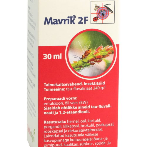 Mavrik 2F taimekaitsevahend,laiatoimeline insektitsiid,kartulimardika tõrje,viljapuude pritsimine,kapsakoi tõrje