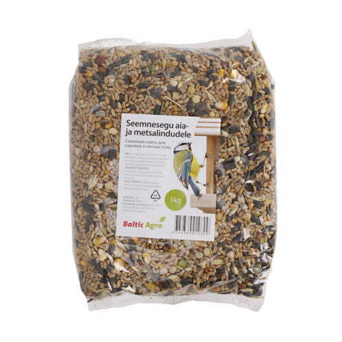 Seemnesegu,Seemnesegu aia- ja metsalindudele,Lintujen siemenseos puutarha- ja metsälinnuille 1 kg