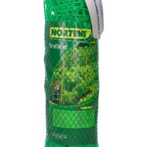 Nortene Trellinet green climbing plant support netting in a roll.