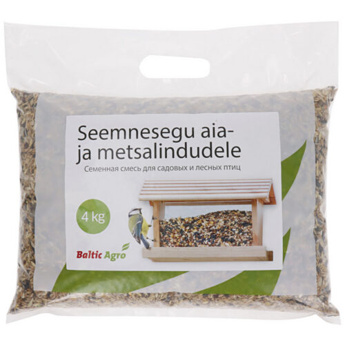 Seemnesegu lindudele,Siemensekoitus puutarhan ja metsän linnuille 4 kg
