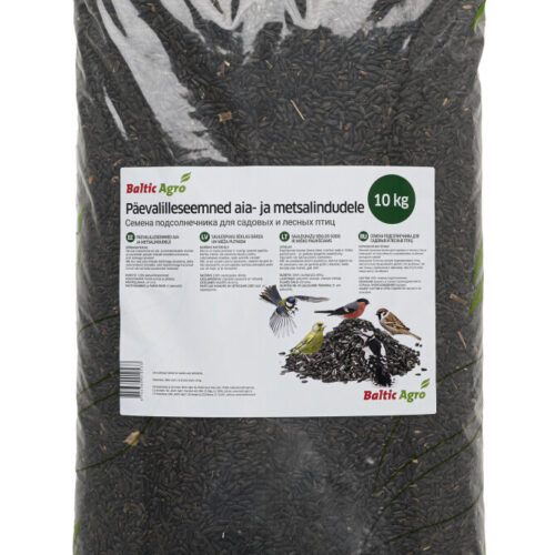 Päevalilleseemned,Päevalilleseemned aia- ja metsalindudele 10kg,linnusöök,aialinnud,metsalinnud,talvine lisatoit,looduskaitse,lindude toitmine,10kg