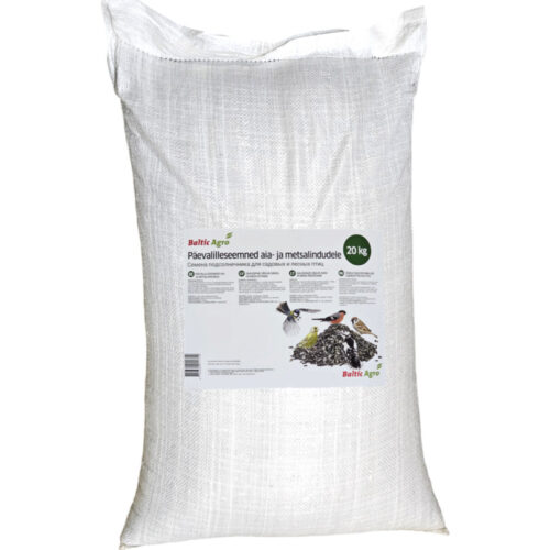 sivkad,linnutoit,Auringonkukansiemenet puutarha- ja metsälinnuille 20 kg