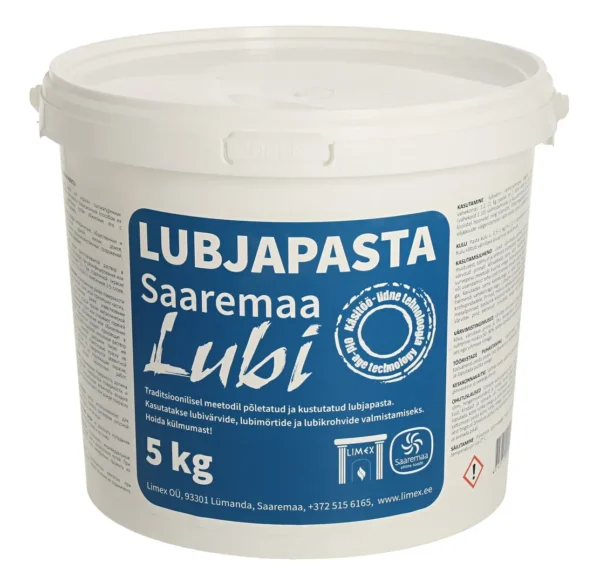 Saaremaa Lubipasta 5 kg, traditsiooniline lubrikant, mis tagab sujuva ja tõhusa töötamise mitmesugustes rakendustes.