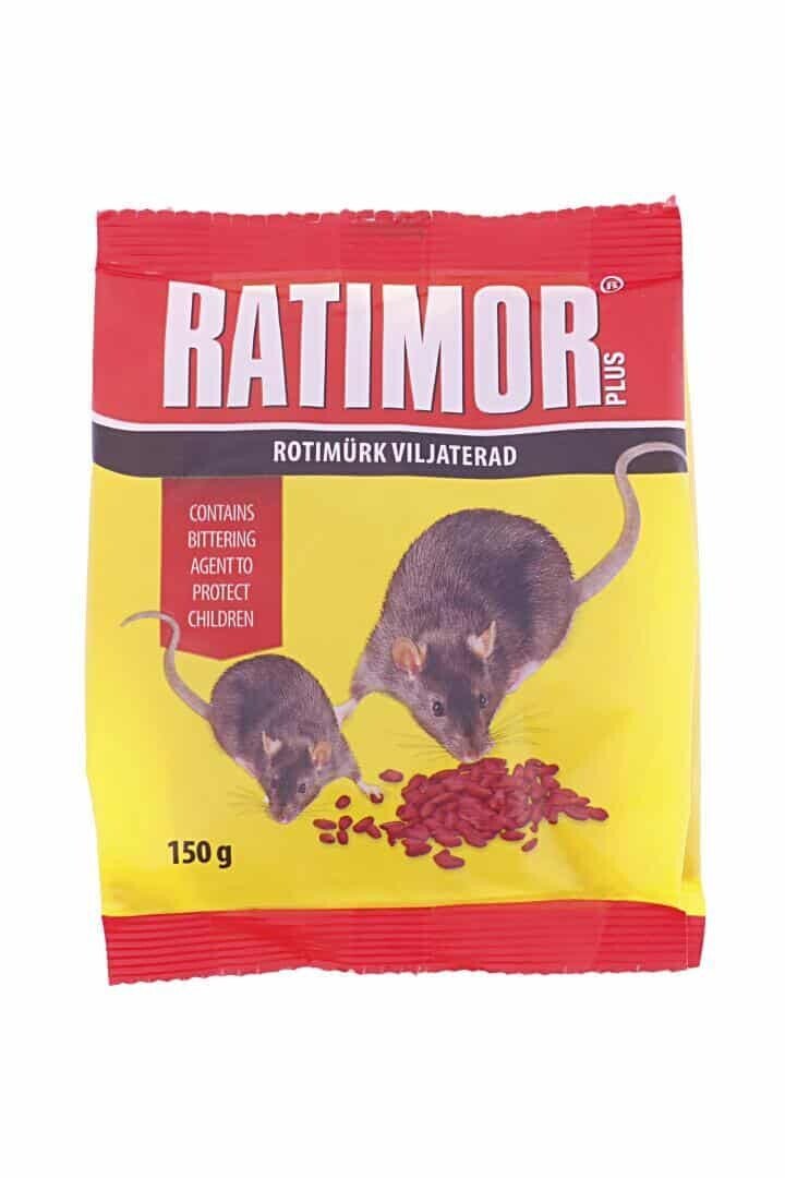 Hiire- ja rotimürk Ratimor viljaterad 150g
