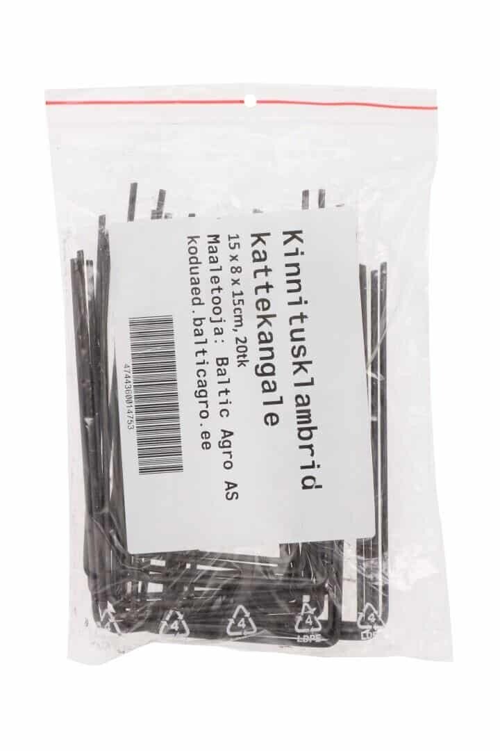 Kinnitusklambrid kattekangale 15x7.5x15cm 20tk