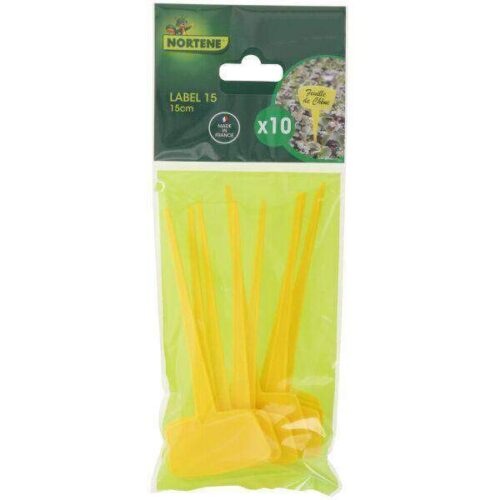 Kollased taimeetiketid 5×15cm