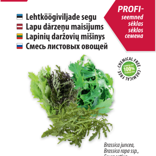 A mixture of leafy greens