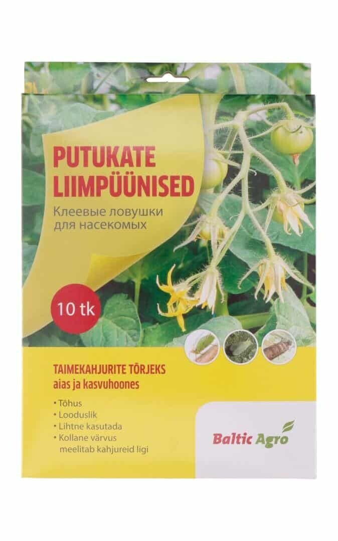 Putukate kollane liimpüünis kasvuhoonesse ja õue 10tk
