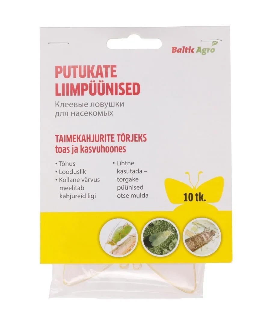 Putukate liimpüünis liblikakujuline 10tk