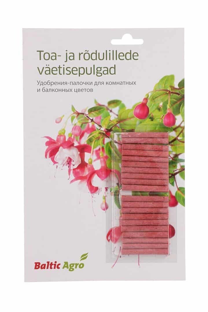 Удобрительные палочки для комнатных и балконных цветов