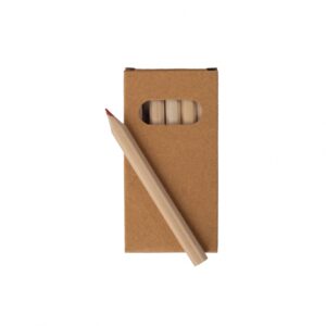 Pappkarbis pliiatsid ja üks lahtine pliiats.