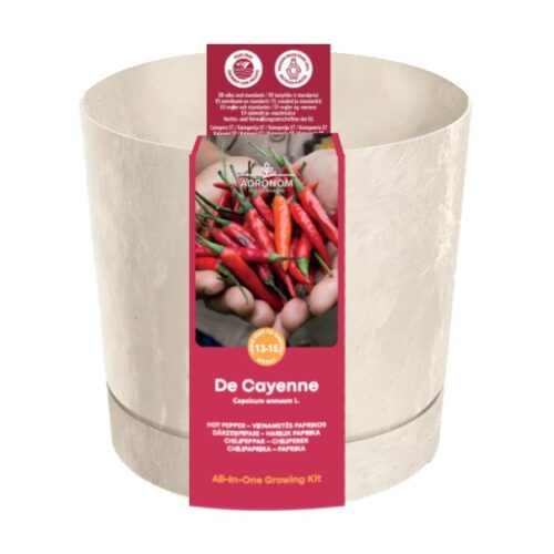 Cayenne pipra kasvatamise komplekt potis.