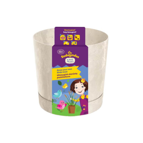 Lastele mõeldud linnutoidu kasvatamise komplekt.