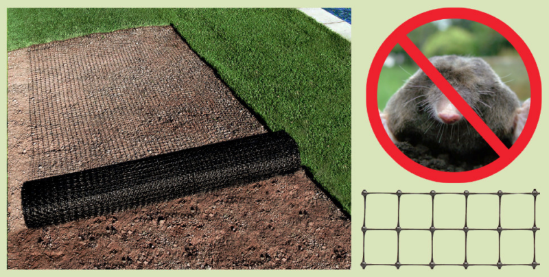 mutivõrk 1x100m silm 10x10mm плотность 25 г/м² Сетка от кротов 1×100 м