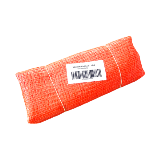 Võrkkott 52×80cm 25kg oranz 10tk