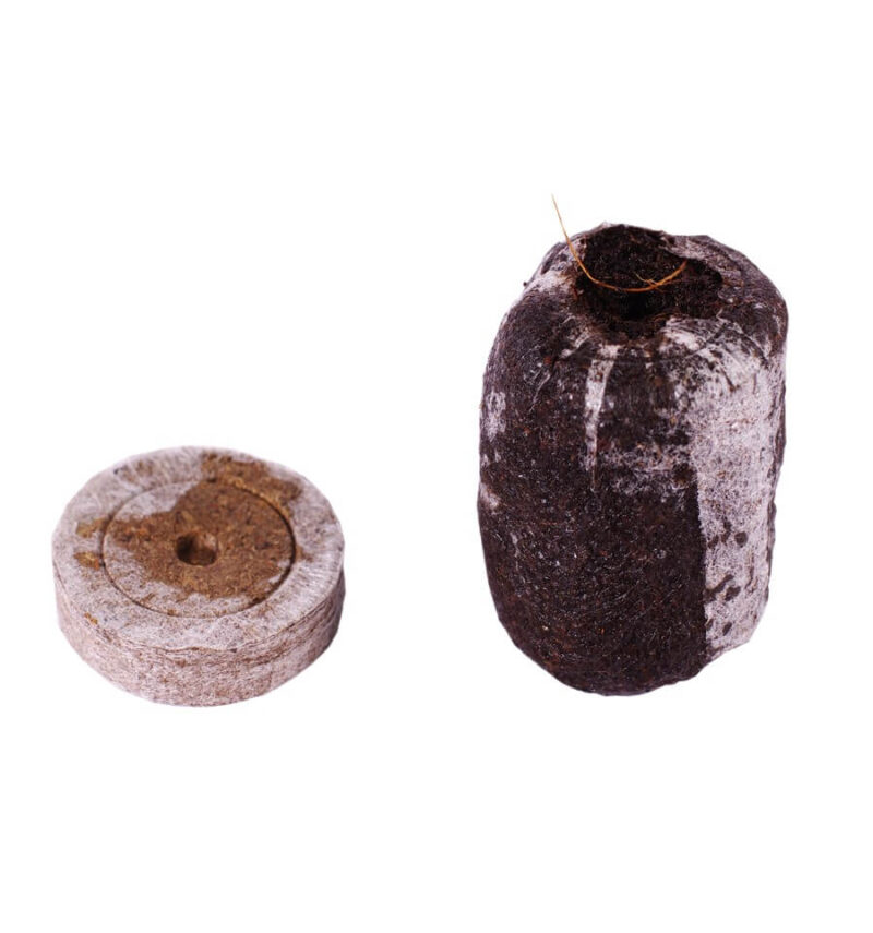 Turba tabletid taimede istutamiseks ja kasvatamiseks.