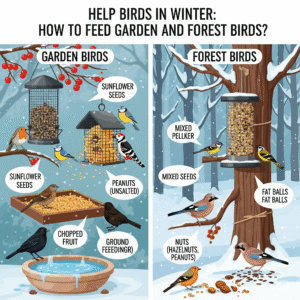 Aita linnukesi talvel