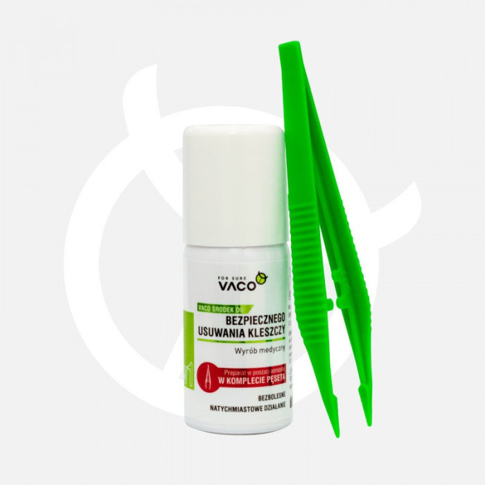 puukide ohutu eemaldamise vahend pintsettidega (2in1) Punkkien turvallinen poistamiseen tarkoitettu työkalu pinseteillä (2in1)