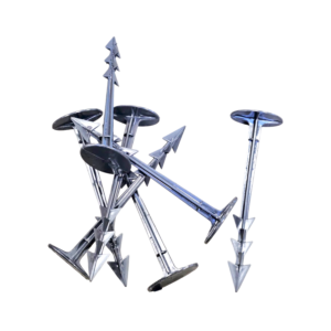 fastening pins for professional roofing 40pcs/pk Black plastic clips in transparent packaging