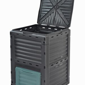 Садовый компостер 300 л Пластиковый компостер с открытой крышкой.