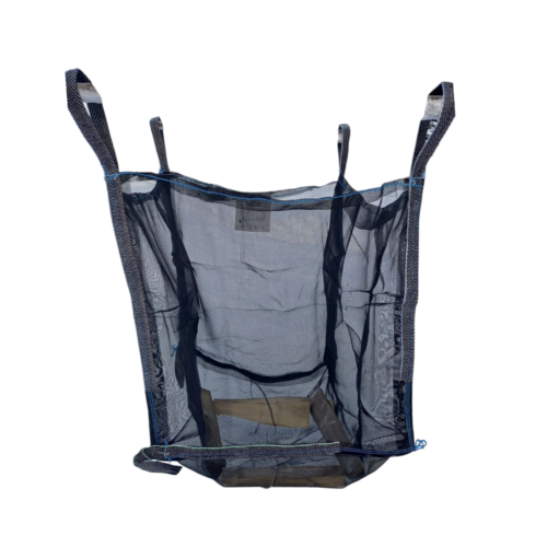 Läpinäkyvä verkkopussi pakkaamista varten