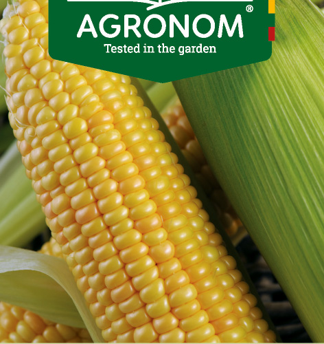 Corn cobs on 'Agronom' packaging