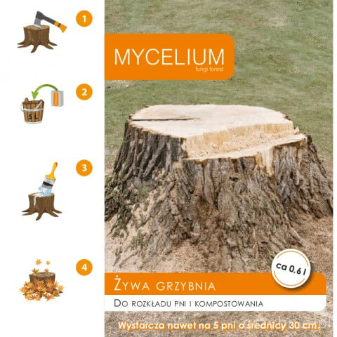 МИЦЕЛИЙ ДЛЯ УДАЛЕНИЯ ПНЕЙ 0,6 Л