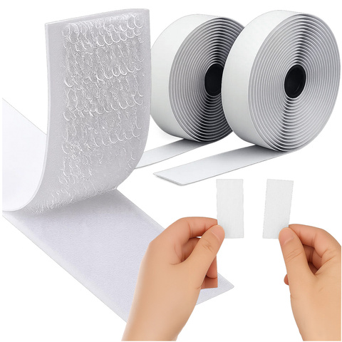 Self-adhesive Velcro white 5m x 2.5cm